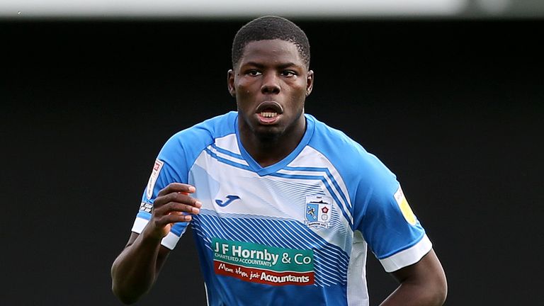 Yoan Zouma, pictured playing for Barrow in October 2020