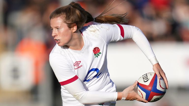 Zoe Harrison returned to start for England in November, guiding them to emphatic wins over New Zealand, but she is absent for the weekend 