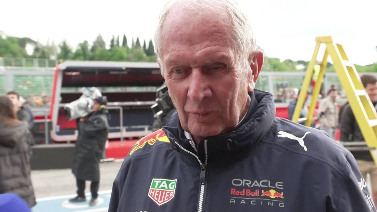 Red Bull say 'real pressure' led to Ferrari 'mistakes' in Imola but Max ...