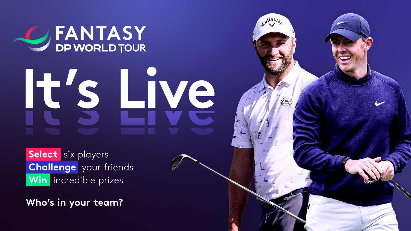 dp world tour fantasy golf app