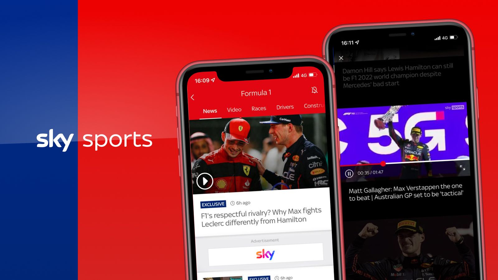 Download the Sky Sports App: Premier League goals, F1 race control and more at your fingertips