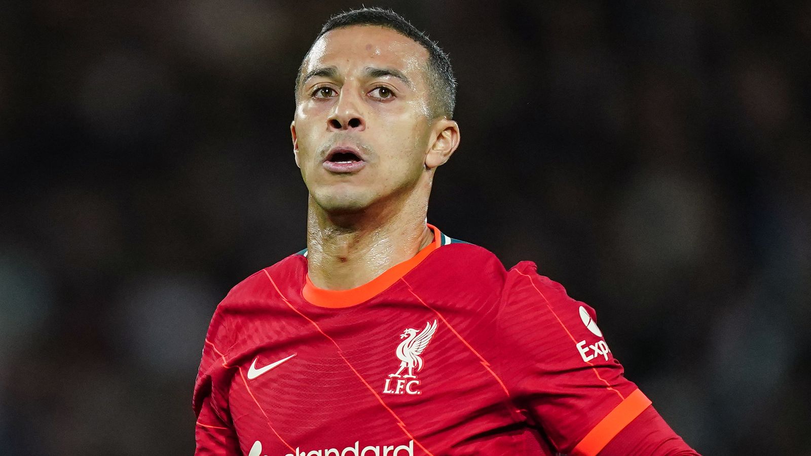 Thiago Alcantara: Liverpool set to be without injured Spain midfielder for Champ..