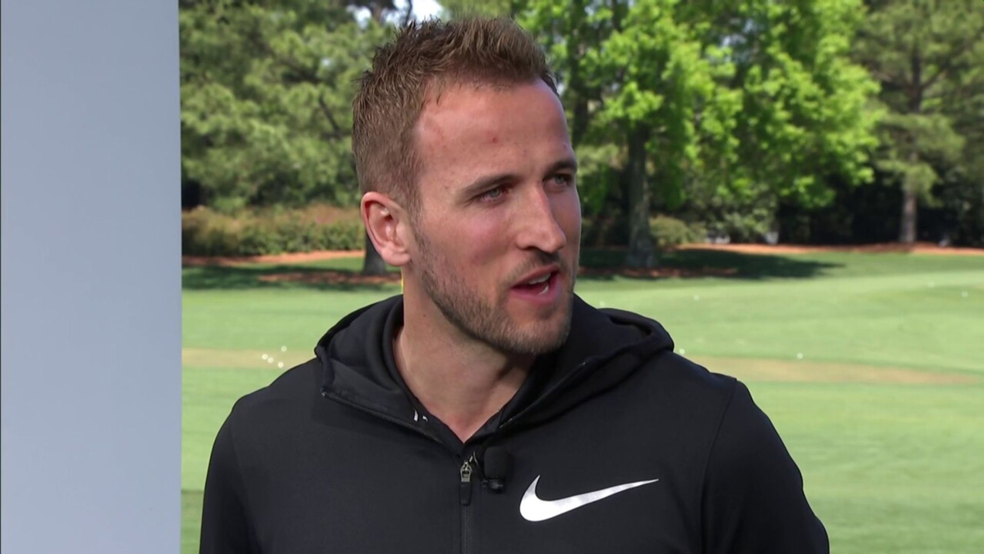 Kane at Augusta: I get more nervous teeing off than at football!