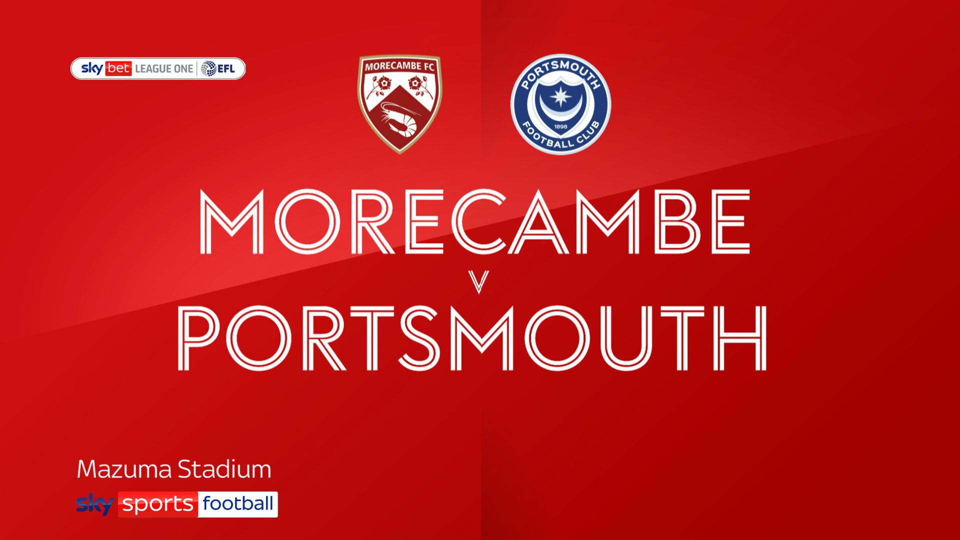 Morecambe 1-1 Portsmouth: Shrimps dominate but cannot hold on for victory against Pompey