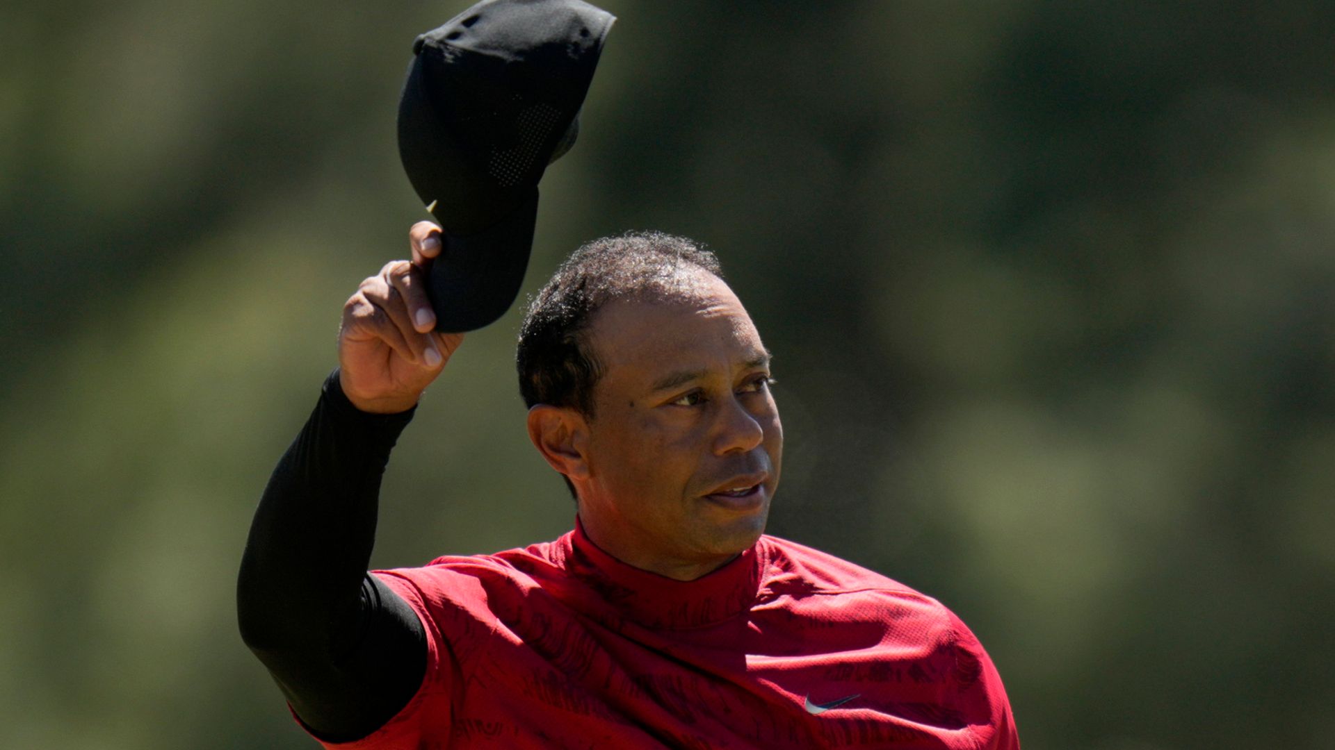 Woods has practice round at Southern Hills ahead of PGA Championship