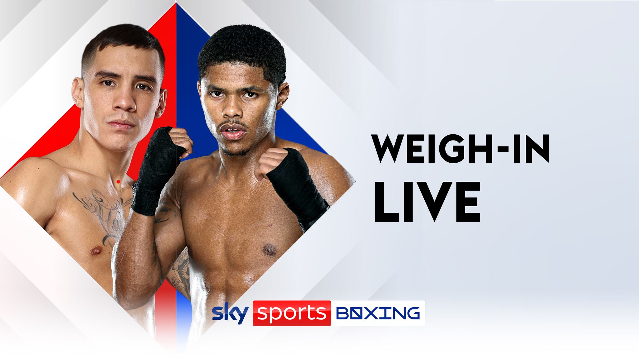 Oscar Valdez vs Shakur Stevenson Live Weigh-In Boxing News Sky Sports