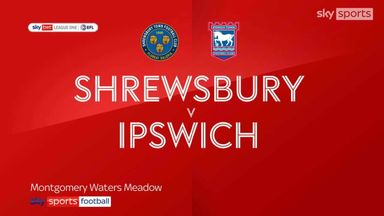 Shrewsbury 1-1 Ipswich