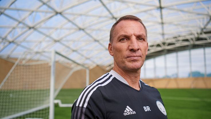 Brendan Rodgers at Leicester City&#39;s training ground