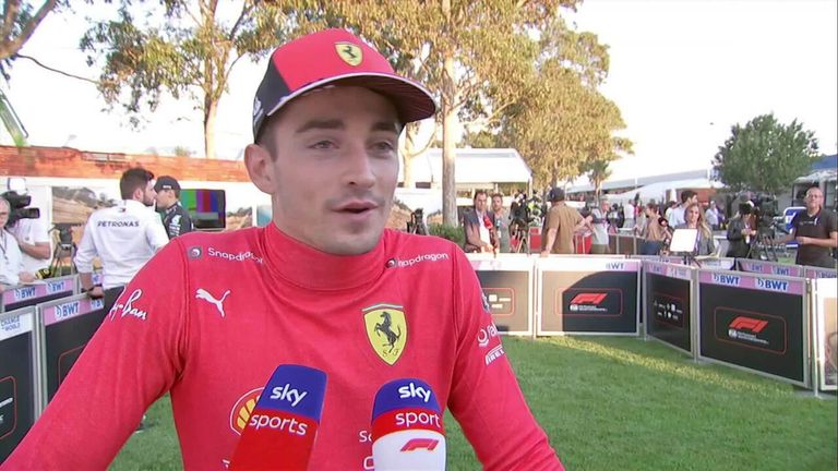 Charles Leclerc doesn’t want to think about his lead in the Drivers' Championship and feels his mindset is where it needs to be after winning the Australian GP.