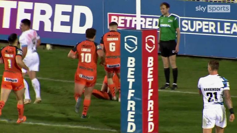 Highlights of the Betfred Super League match between  Castleford Tigers and Toulouse Olympique