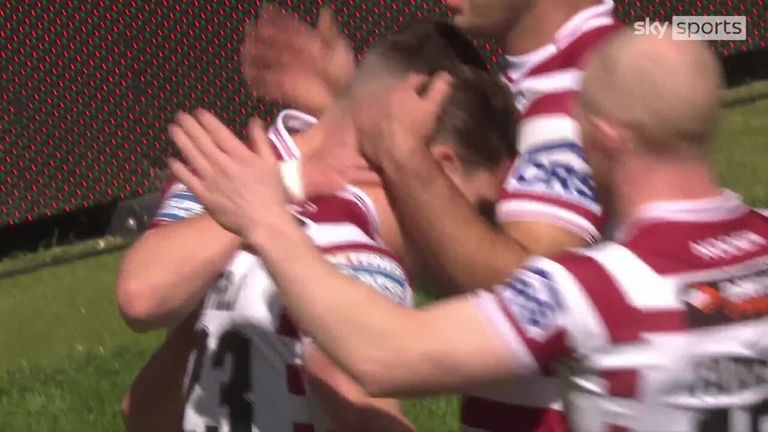 Highlights of Wigan Warriors' Super League clash with Salford Red Devils