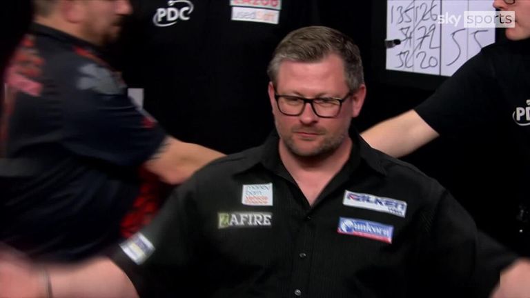 James Wade took advantage of a miss by Jonny Clayton to win the final in Dublin