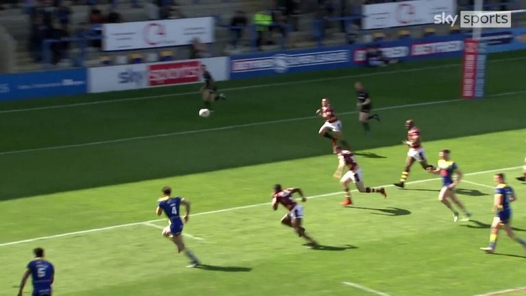 Highlights of Warrington Wolves' clash with Huddersfield Giants Super League 