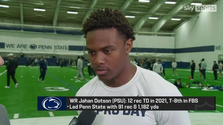 Jahan Dotson discusses his pro training and what he's doing to prepare for the 2022 NFL Draft