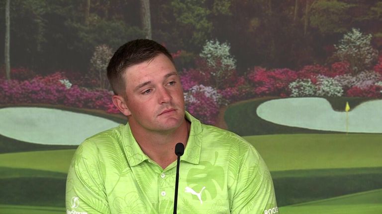Bryson DeChambeau admitted he wasn't in top form ahead of the Masters during his pre-tournament press conference