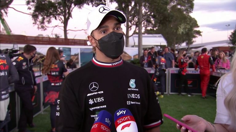Lewis Hamilton says it's 'nice to be back up there' after qualifying fifth, but claims his Mercedes can react like a 'viper' if you push it too far