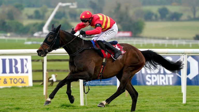 Klassical Dream ridden by jockey Paul Townend on their way to winning the Ladbrokes Champion Stayers Hurdle on day three of the Punchestown Festival at Punchestown Racecourse in County Kildare, Ireland. Picture date: Thursday April 28, 2022.