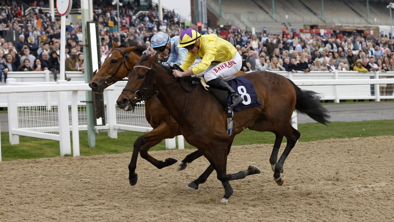 My Oberon, ridden by Tom Marquand wins the All-Weather Mile Championships Conditions Stakes