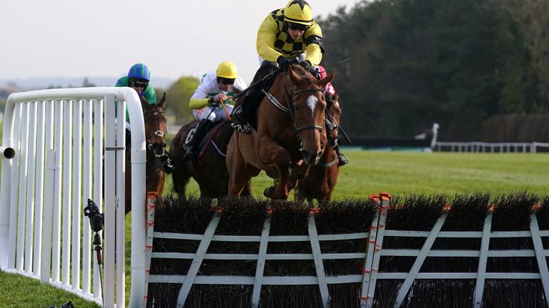 State Man ridden by jockey Paul Townend on their way to winning at Punchestown