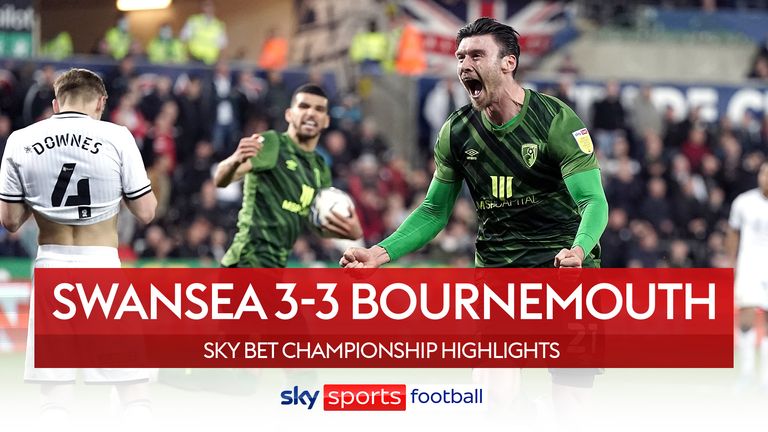 Swansea 3-3 Bournemouth