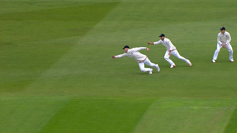 Ben Stokes Ashes catch 