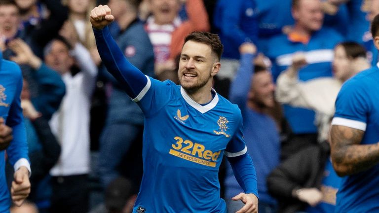 Rangers&#39; Aaron Ramsey makes it 1-0