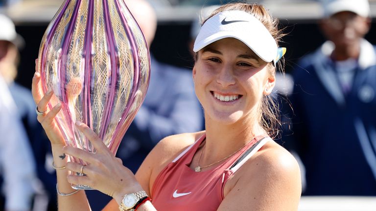 Belinda Bencic claimed her sixth career WTA title and first since the Tokyo Olympics at the Charleston Open