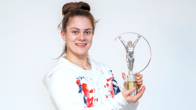 Bethany Shriever's incredible performances in 2021 were recognised by the Laureus World Sports Academy