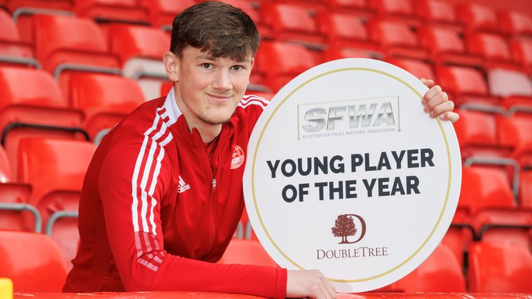 Ramsay won the award after an impressive season at Aberdeen