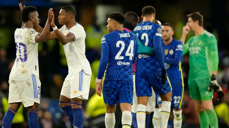 Chelsea lost the first leg of the Champions League quarter-final 3-1 to Real Madrid