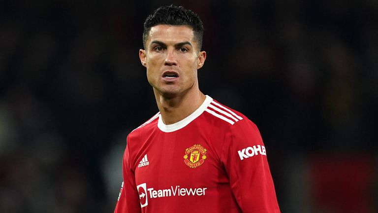 Cristiano Ronaldo will miss Manchester United's game at Anfield.