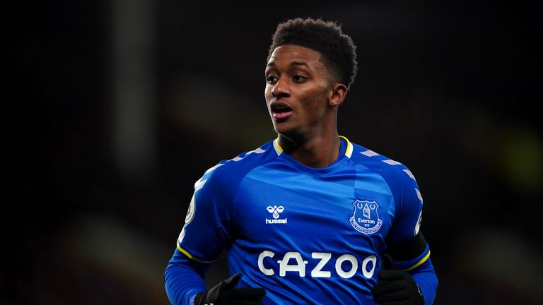 Everton&#39;s Demarai Gray during the Premier League match between Everton and Liverpool at Goodison Park, Liverpool. Picture date: Wednesday December 1, 2021.