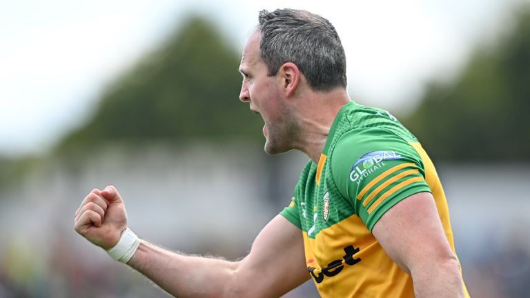 Michael Murphy celebrates Donegal's win over Armagh