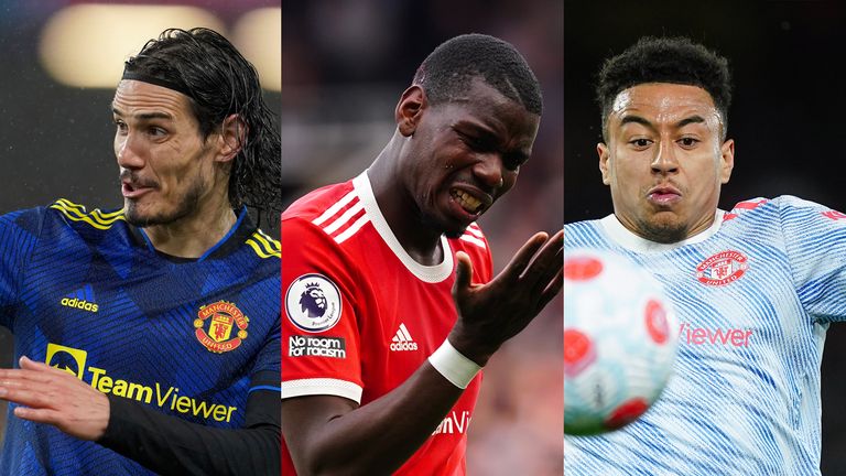 Edinson Cavani, Paul Pogba, Jesse Lingard - PA/AP Photo