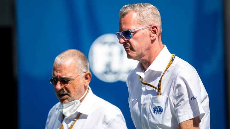 F1's new race directors, Eduardo Freitas (left) and Niels Wittich