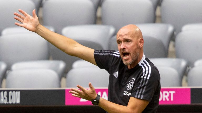 Amsterdam coach Erik TEN HAG