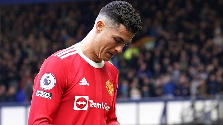 Cristiano Ronaldo was onbekend bij Everton