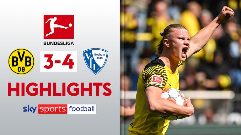 Highlights of Bochum&#39;s win against Borussia Dortmund in the Bundesliga.