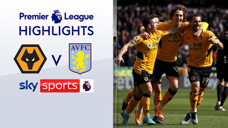Highlights of Wolves' win against Aston Villa in the Premier League.