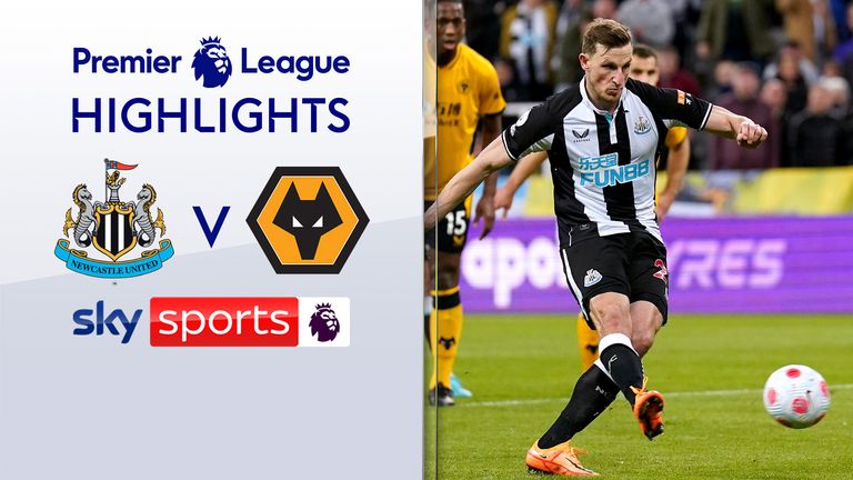 Highlights of Newcastle&#39;s win against Wolves in the Premier League.