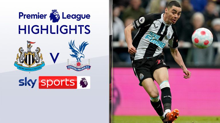 Watch highlights of Newcastle United's win over Crystal Palace in the Premier League.