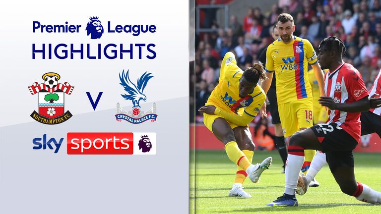 Watch highlights of Crystal Palace&#39;s win against Southampton in the Premier League.