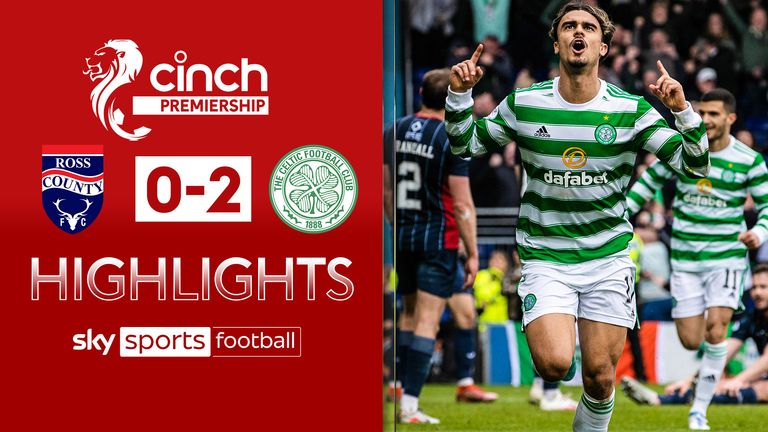 Watch highlights of Celtic's win against Ross County in the Scottish Premiership.