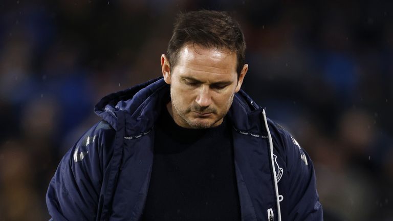 Lampard looks dejected after defeat at Burnley