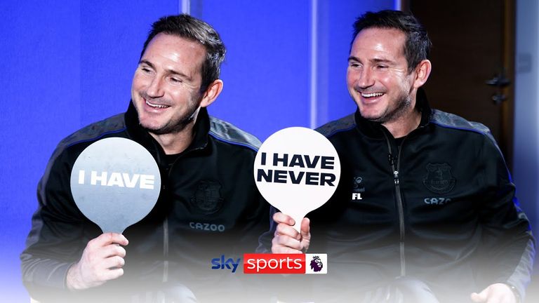 Frank Lampard plays Never Have I Ever with Sky Sports
