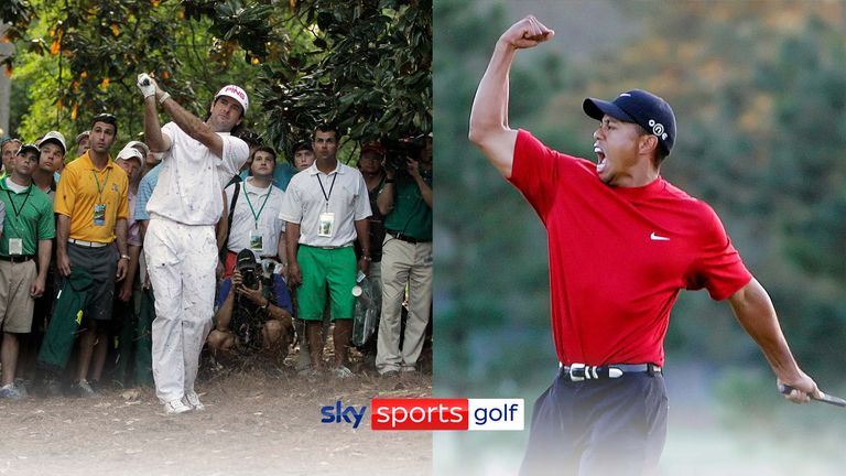 Ahead of this week's Masters live on Sky Sports, we take a look at some of the best images from Augusta.  Featuring legendary moments from Jack Nicklaus, Phil Mickelson, Tiger Woods and more!