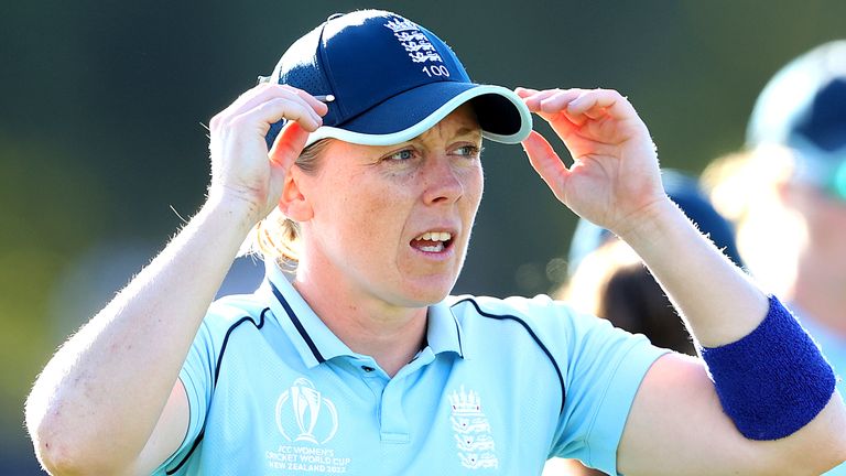 Heather Knight captain's England's T20 side in Birmingham