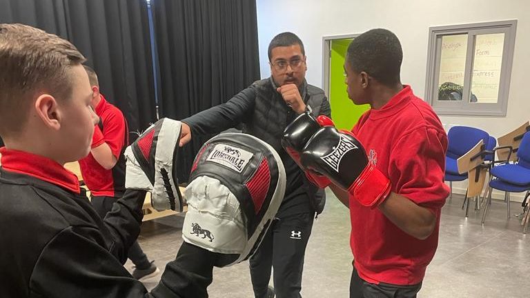 Kameron, 22, is a coach for Inpower Academy in Wolverhampton which uses martial arts to engage children who are at risk of entering, or already involved with, the Criminal Justice System. 