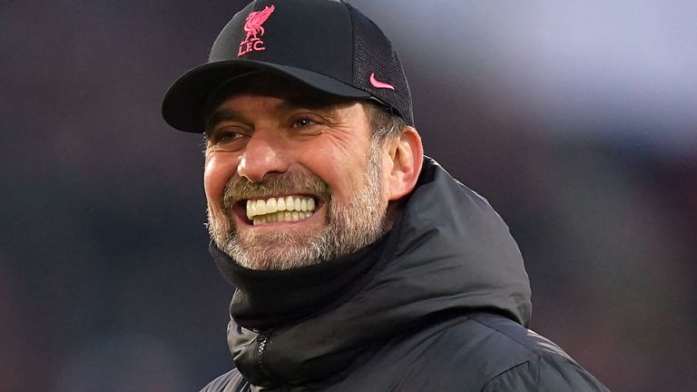 File photo dated 23-01-2022 of Liverpool manager Jurgen Klopp, who has a full squad to select from for Tuesday&#39;s Champions League quarter-final first leg at Benfica. Issue date: Monday April 4, 2022.