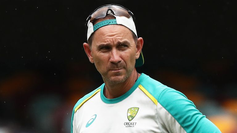 Justin Langer
File photo dated 07-12-2021 of Australia's Coach Justin Langer during a nets session at The Gabba, Brisbane. Issue date: Saturday February 5, 2022.